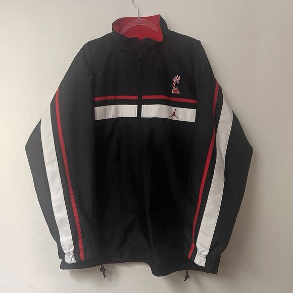 VINTAGE Jordan Cincinnati Bearcats Jacket Adult Extra Large Reversible Nike Mens - Picture 1 of 10